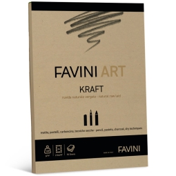 FAVINI ART BLOCCO KRAFT  A4 120GR 50FG