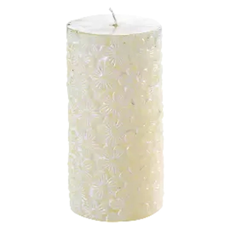 CERO H10CM FIORATO BIANCO