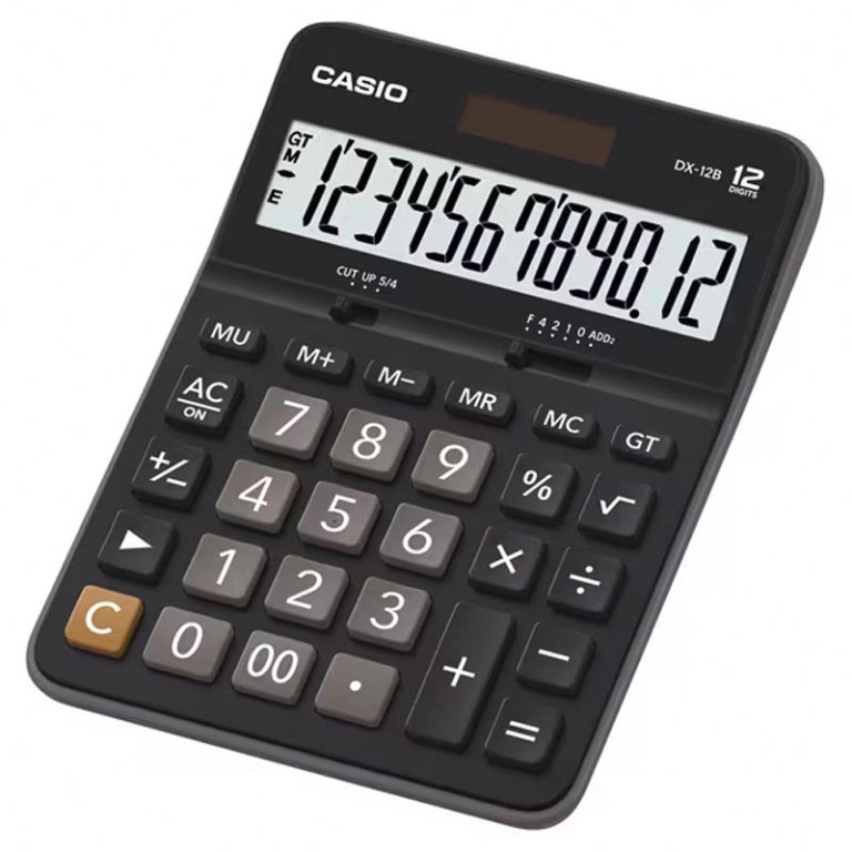 CALCOLATRICE DA TAVOLO   DX-12B 12 CIFRE CASIO