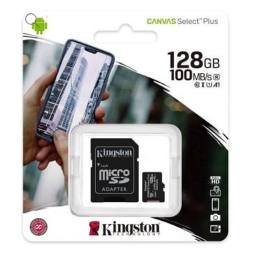 SCHEDA 128GB MICROSD SD 2IN1 CON ADATTATORE