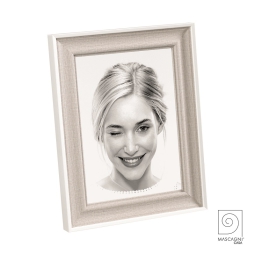 CORNICE MOD.A1478 13X18CM LEGNO BIANCO
