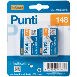 PUNTI 648 2CF DA 1000PZ IN BLISTER 6/4