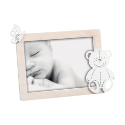 CORNICE MOD.A1581 13X18CM ORSO LEGNO