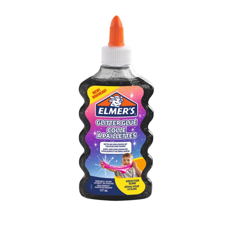 ELMER'S GLITTER 177ML NERO SLIME