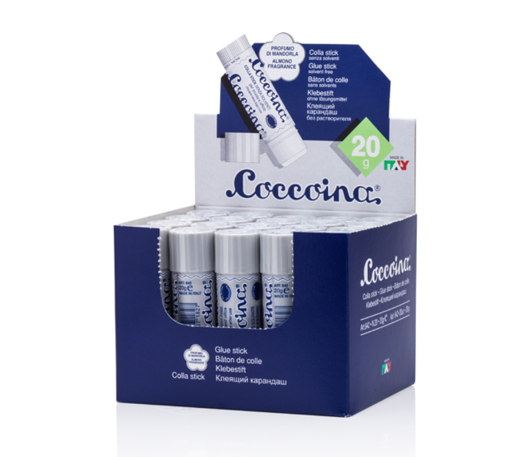 COLLA STICK 20GR 20PZ MEDIA COCCOINA: vendita ingrosso con consegna veloce