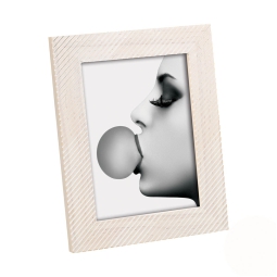 CORNICE MOD.A1742 13X18CM LEGNO INCISO BIANCO