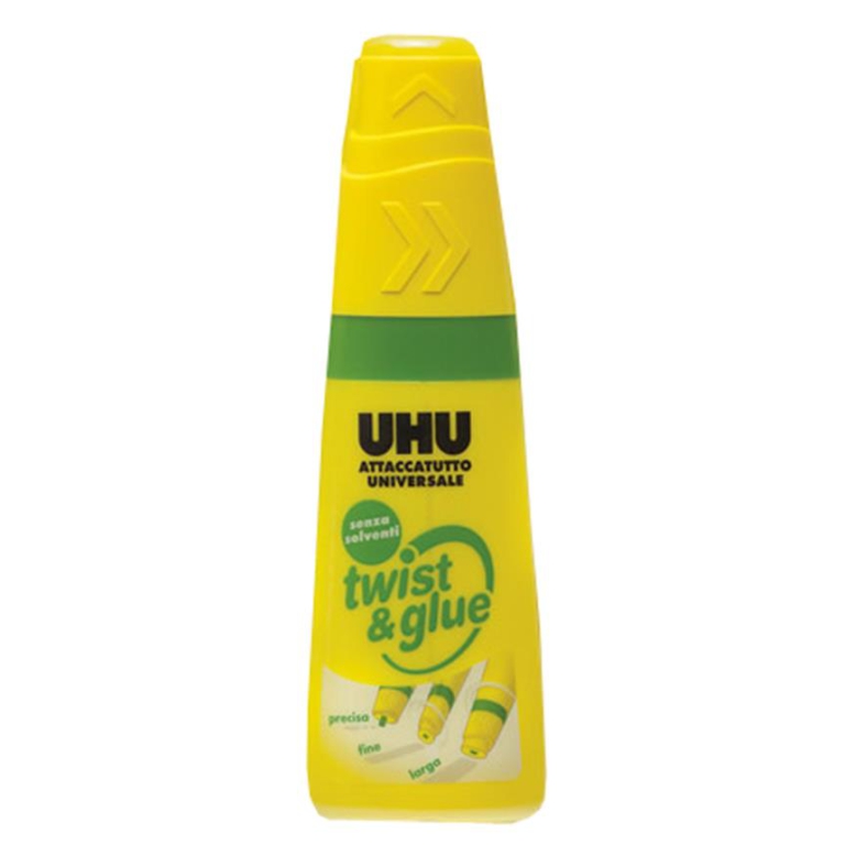 COLLA UHU TWIST&GLUE     12PZ 35ML RENATURE