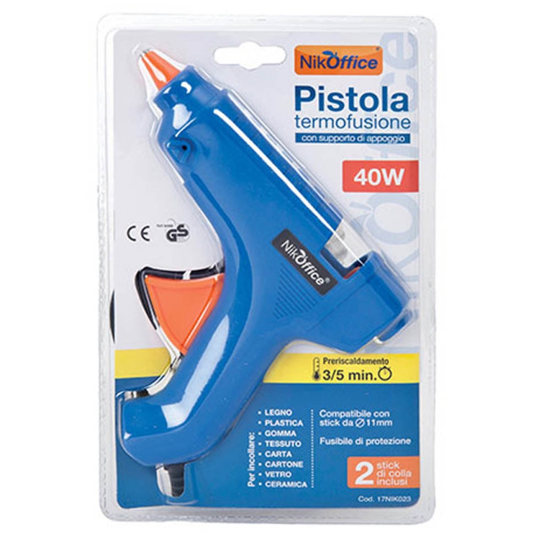 PISTOLA COLLA CALDO PER  STICK 11/12MM 40W 2