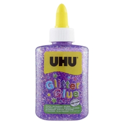 COLLA GLITTER UHU 177ML  VIOLA
