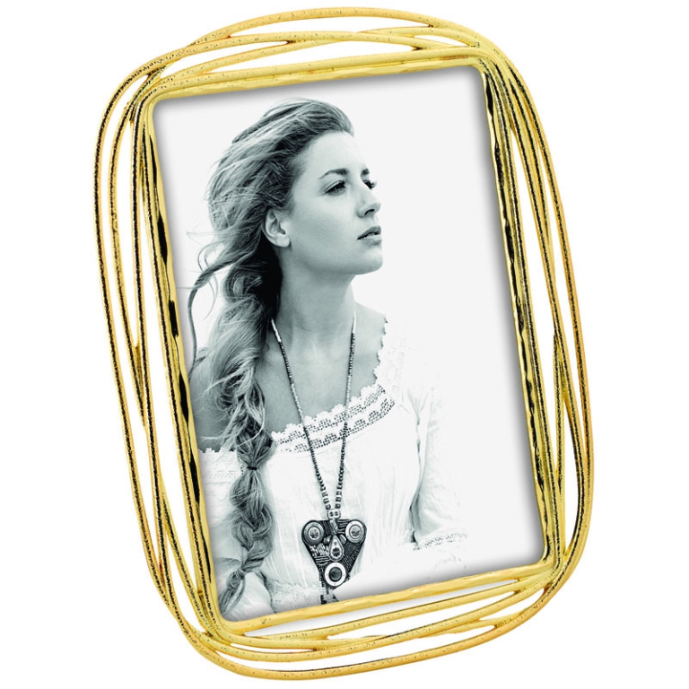 CORNICE MOD.A2039 METALLO LUCIDO 13X18 GOLD