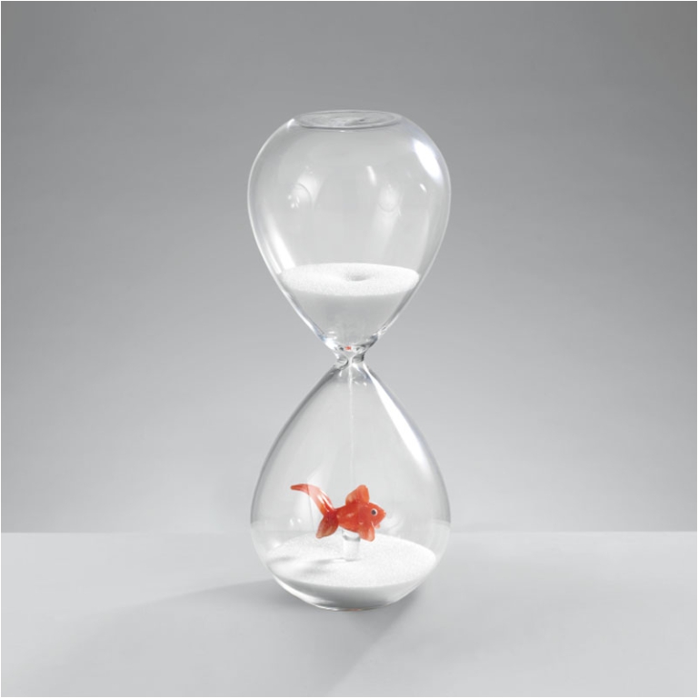 CLESSIDRA H20CM BIANCO