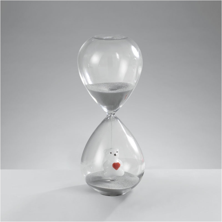 CLESSIDRA H20CM GRIGIO