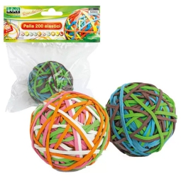 ELASTICI GOMMA PALLA 200PZ ASSORTITI