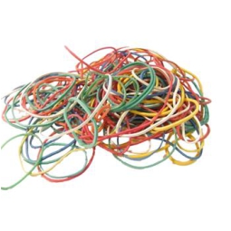 ELASTICI GOMMA 100GR 10 BUSTE MISURE ASSORTITE