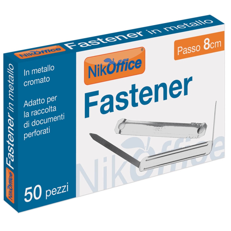 PRESSINI FASTENERS 50PZ METALLO PASSO 8CM 2