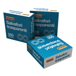 ANELLI ADESIVI SALVABUCHI TRASPARENTI 500PZ