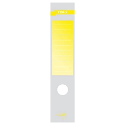 ETICHETTE PER FALDONE    10PZ CDR-S GRIGIO GIALLO