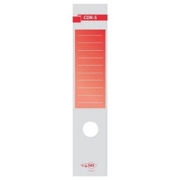 ETICHETTE PER FALDONE    10PZ CDR-S GRIGIO ROSSO