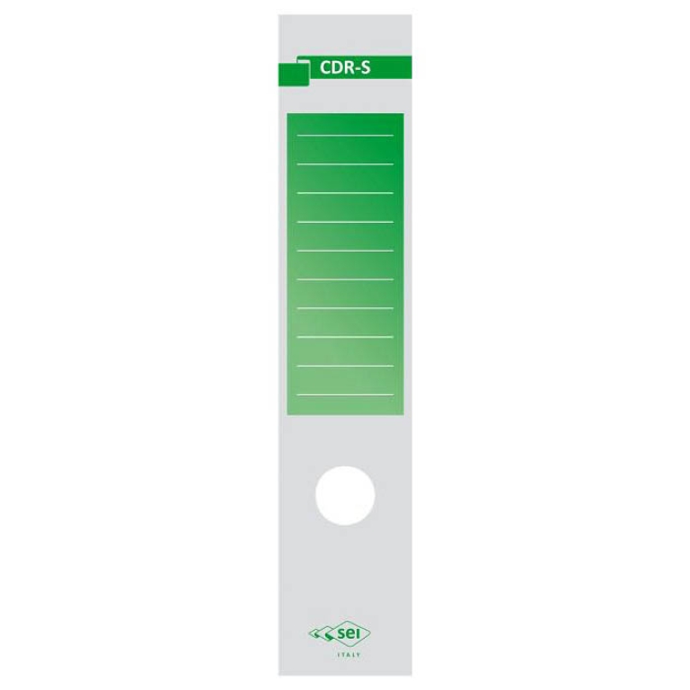 ETICHETTE PER FALDONE    10PZ CDR-S GRIGIO VERDE