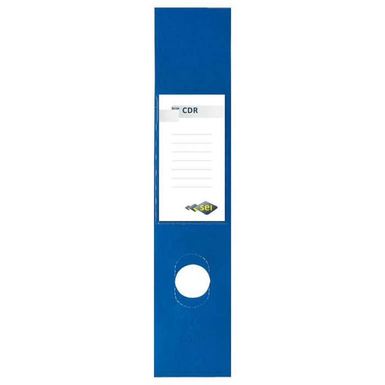 ETICHETTE PER FALDONE    7X34,5CM 10PZ CDR BLU