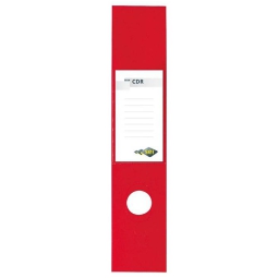 ETICHETTE PER FALDONE    7X34,5CM 10PZ CDR ROSSO