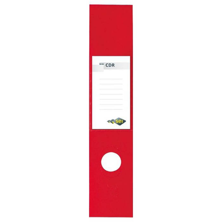 ETICHETTE PER FALDONE    7X34,5CM 10PZ CDR ROSSO