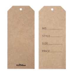 CARTELLINI SPEDIZIONE 50X120MM 1000PZ AVANA