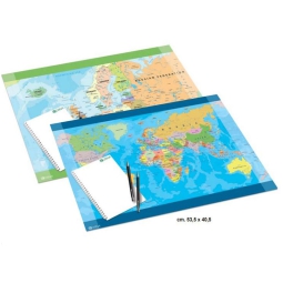SOTTOMANO GEO 53,3X40,5CM EUROPA MONDO ASSORTITI