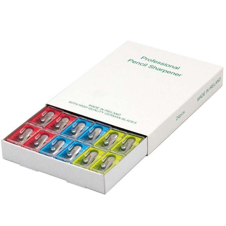 TEMPERINI 1 FORO PLASTICA 24PZ COL.ASS. KUM 2