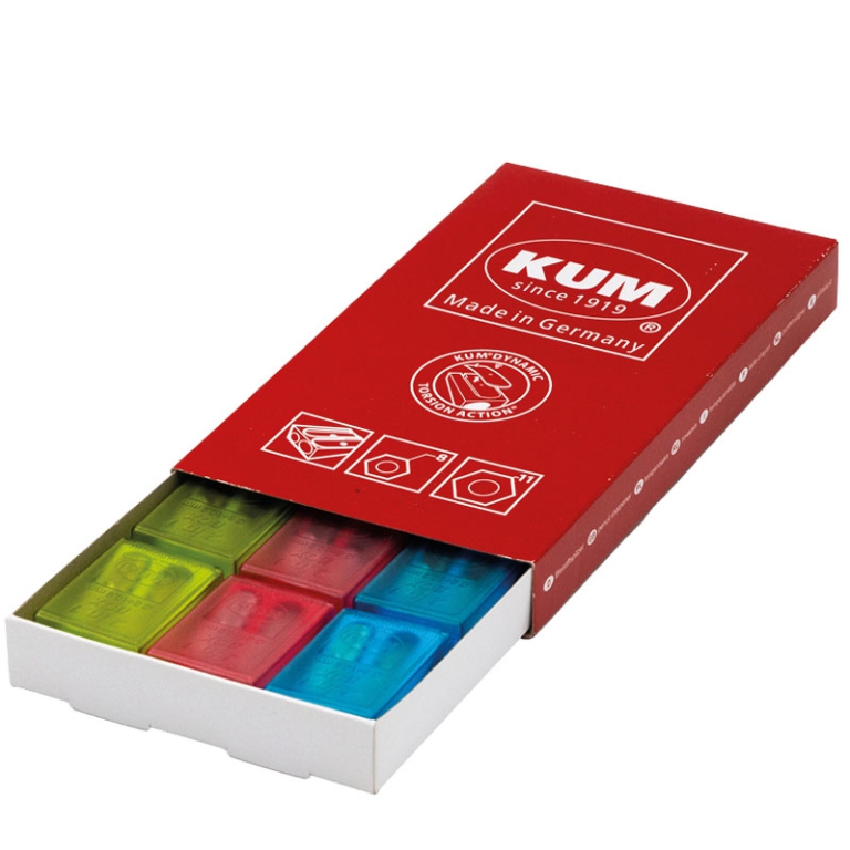 TEMPERINI 2 FORI PLASTICA 12PZ COL.ASS. KUM 2