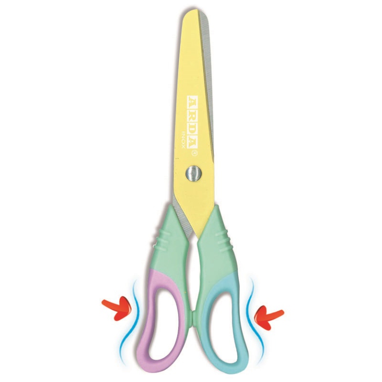 FORBICE 13CM 20PZ BI-SOFT PASTEL BICOLOR 2.0 2