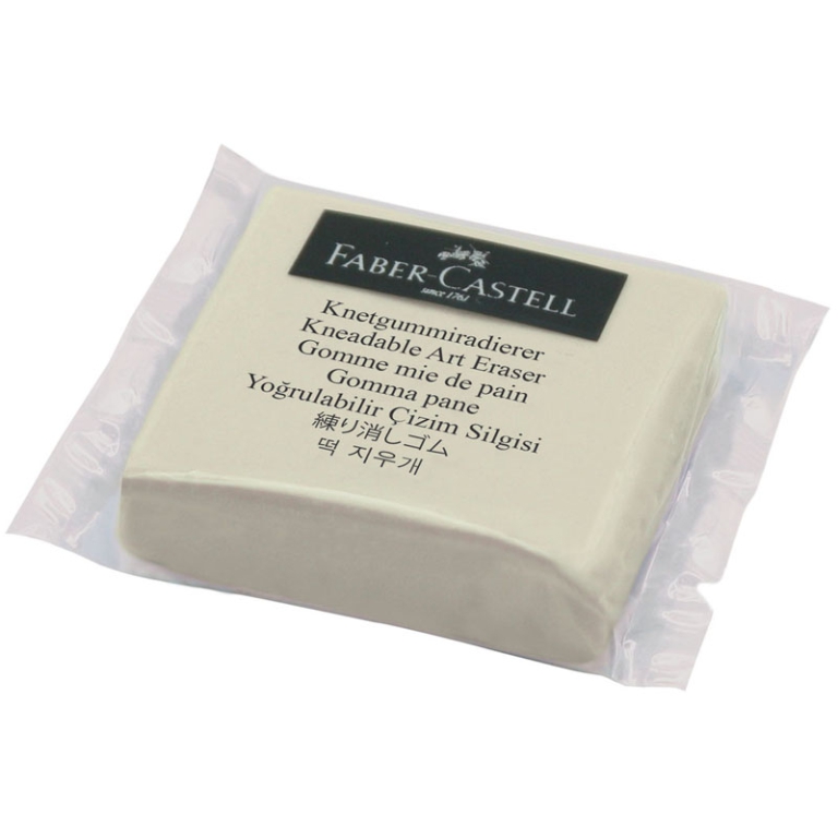 GOMME PANE 18PZ QUADRATA BIANCA FABER CASTELL 2