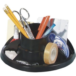 PORTAOGGETTI PLASTICA 22X10X15CM 7 SCOMPARTI NERO
