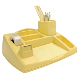 DESK ORGANIZER OLIVER    GIALLO CON NASTRO ADESIVO