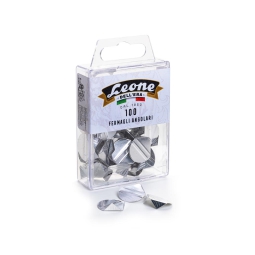 FERMAGLI ANGOLARI ALLUMINIO 100PZ PANCOATS