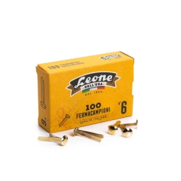 FERMACAMPIONI N.6 27MM   10 SCATOLE DA 100PZ