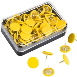 PUNTINE PLASTICA GIALLO  20 SCATOLE DA 50PZ