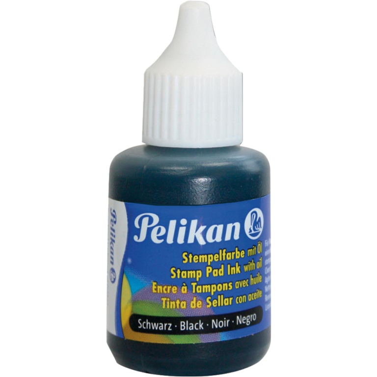 INCHIOSTRO PER TIMBRI CON OLIO 30ML NERO PELIKAN