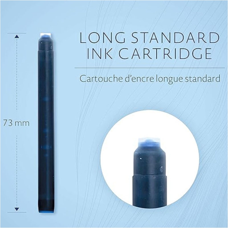 CARTUCCE WATERMAN 8PZ BLU NOTTE MODELLO STANDARD 2