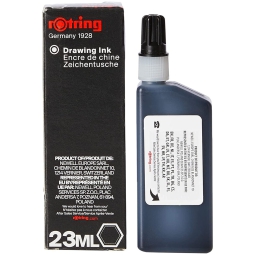 INCHIOSTRO ROTRING 591017 FLACONE NERO 23ML