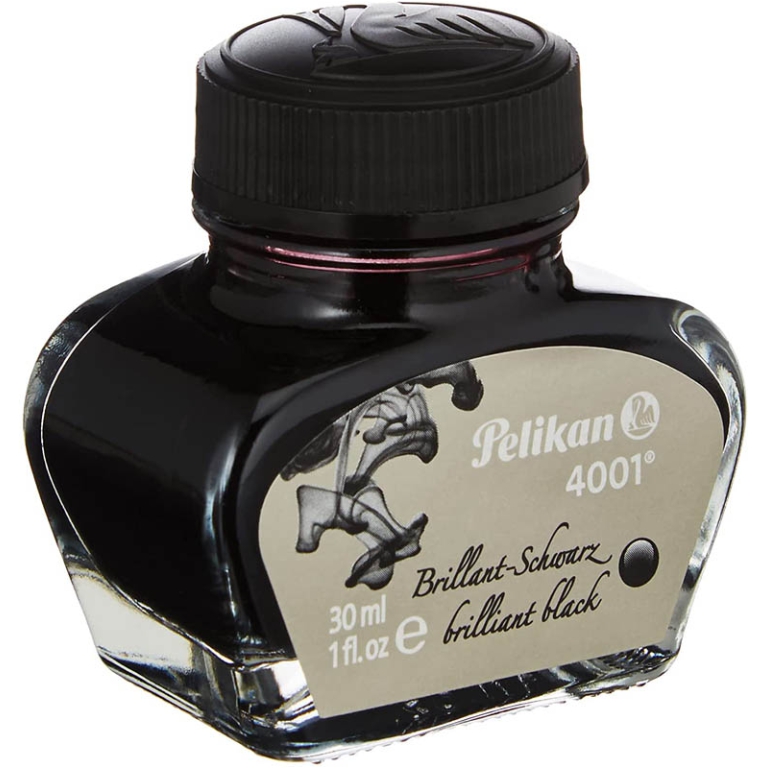 INCHIOSTRO STILOGRAFICHE 4001 30ML NERO PELIKAN 2