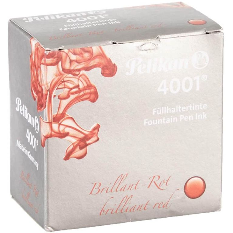 INCHIOSTRO STILOGRAFICHE 4001 30ML ROSSO PELIKAN 2