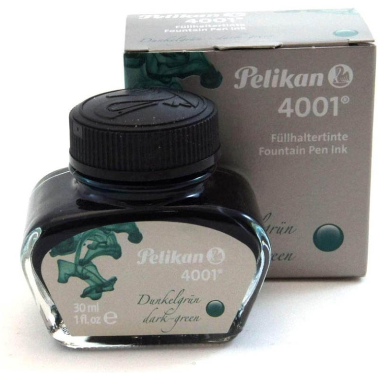 INCHIOSTRO STILOGRAFICHE 4001 30ML VERDE PELIKAN 3