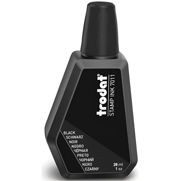 INCHIOSTRO TIMBRI NERO 28ML BASE ACQUA TRODAT