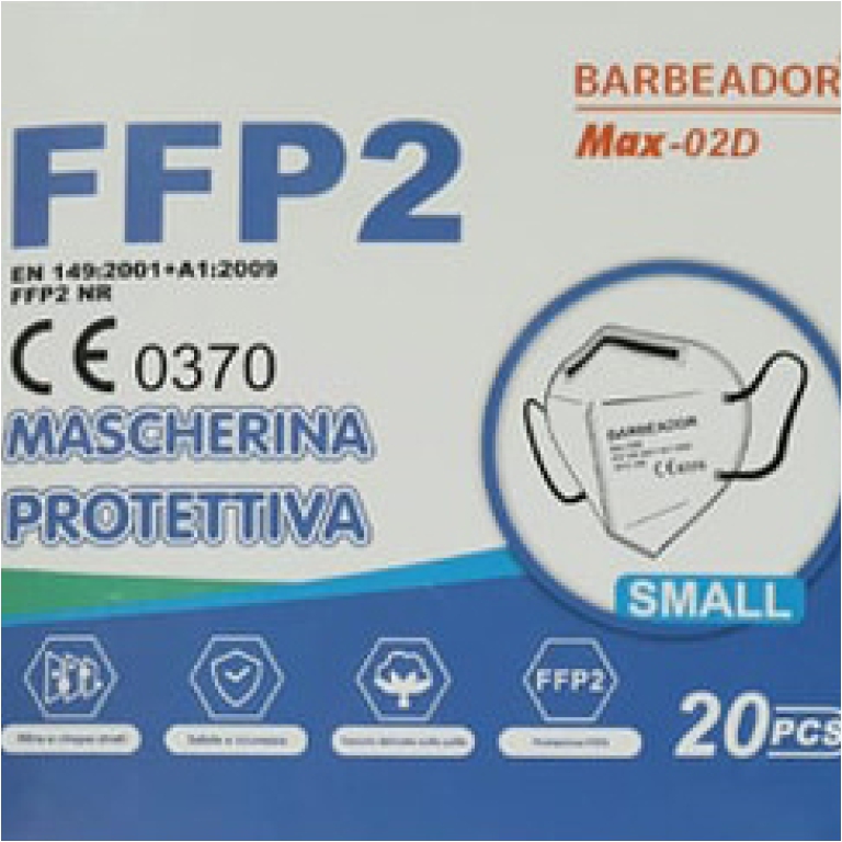 MASCHERINE PROTETTIVE 20PZ SMALL CE0370 FFP2 ASSORTITI 2