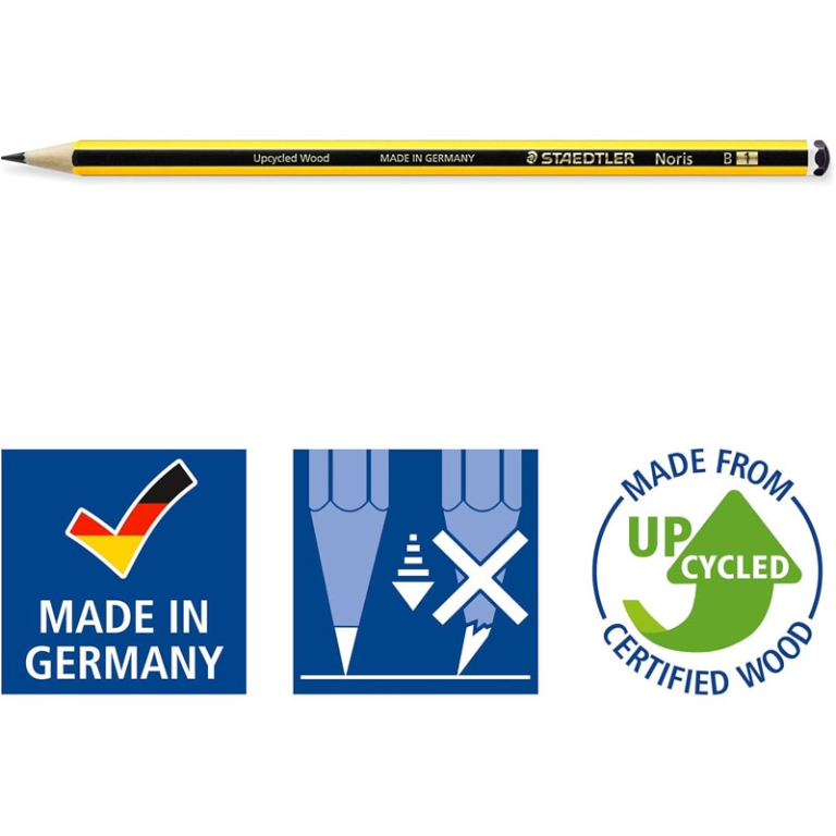 MATITE NORIS  B 10CF BLISTERATE A 2 PEZZI STAEDTLER 5