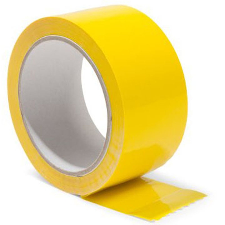 NASTRO COLORATO PVC 6RT  50X66 GIALLO