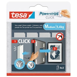 NASTRO POWERSTRIPS CLICK 4X2M COL.BIANCO