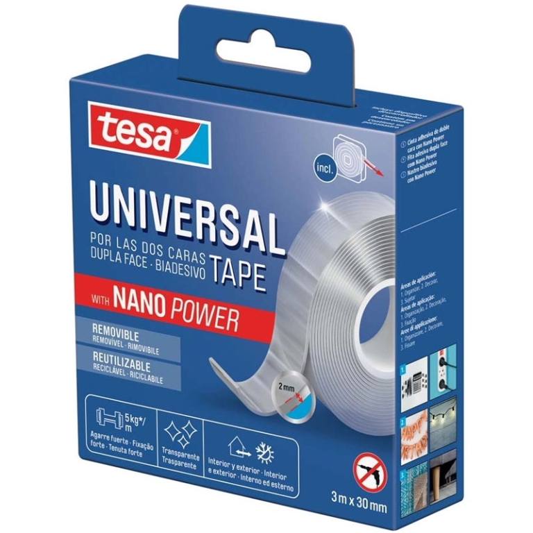 NASTRO UNIVERSAL TAPE    NANO POWER 3MX30MM 3