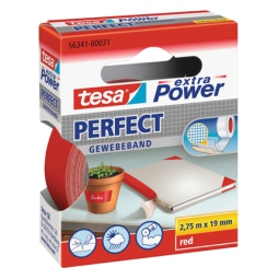 NASTRO ADESIVO TELATO 19MMX2,75MT ROSSO TESA